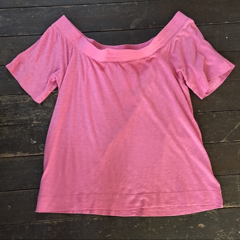 ☀️NEW Splendid Mauve Off The Shoulder Blouse Top